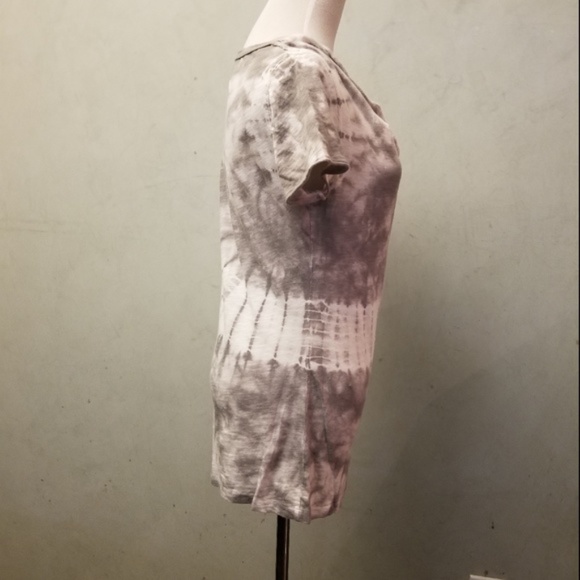 Calvin Klein tie-dyed droop neck top (M6) - Picture 3 of 6